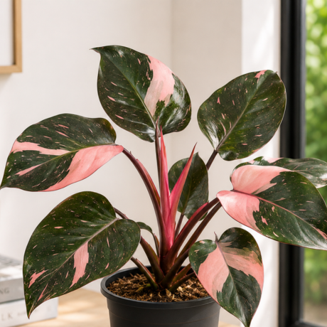 Philodendron Pink Princess one Philodendron Pink Princess one